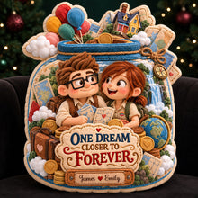 Load image into Gallery viewer, One Dream Closer to Forever - Personalized Dream Journey Couple Pillow
