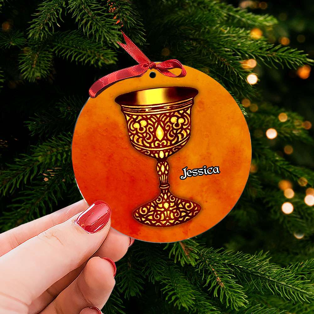 Customized Book Lover Christmas Ornament - Festive Edition Ornament PopCulturePrints