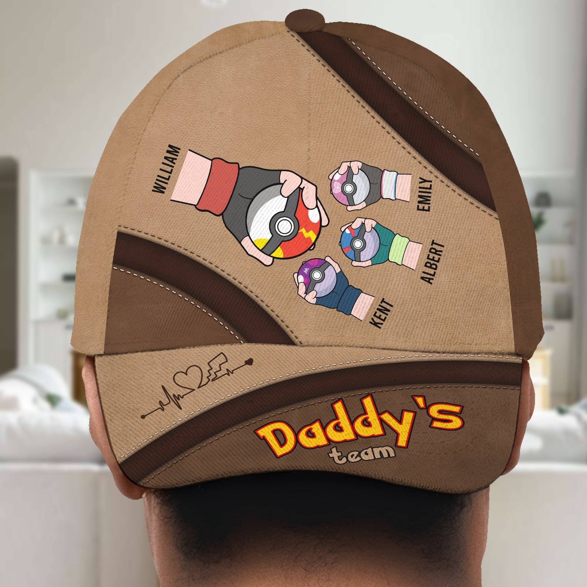 Custom Dad's Team Classic Cap