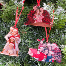 Load image into Gallery viewer, Personalized Family Photo Ornaments - Holiday Edition Ornament PopCulturePrints
