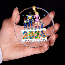 Load image into Gallery viewer, Personalized Family Christmas Ornament - 2024 Anime Theme Ornament PopCulturePrints
