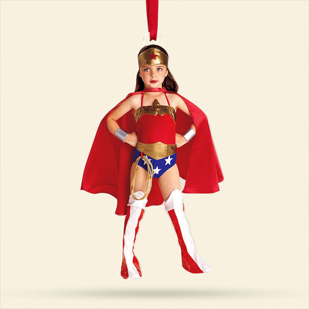 Custom Superhero Christmas Ornaments for Kids Ornament PopCulturePrints