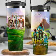 Load image into Gallery viewer, &quot;The Legend of Mom: A Journey of Love&quot; - Personalized Tumbler Cup for Mother&#39;s Day - Perfect Gift for Mom, Grandma, and More! Tumbler Cup PopCulturePrints
