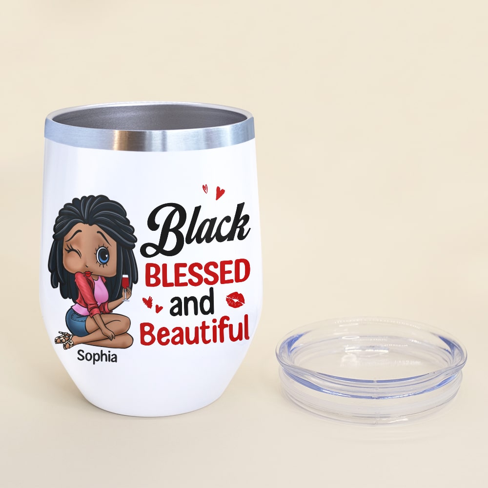 Empowered Black Woman Personalized Coffee Mug Coffee Mug PopCulturePrints