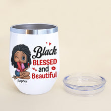 Load image into Gallery viewer, Empowered Black Woman Personalized Coffee Mug Coffee Mug PopCulturePrints
