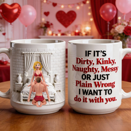 Personalized Funny Valentine Gifts - Custom Coffee Mug for Couples Coffee Mug PopCulturePrints