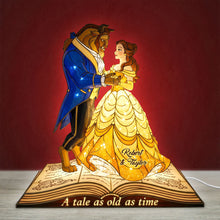 Load image into Gallery viewer, A Timeless Love Story Light Box - Personalized Gift for Couples Light Box PopCulturePrints

