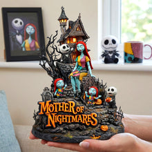 Load image into Gallery viewer, "Embrace Your Inner Horror!" - Personalized Horror Midnight Acrylic Plaque - Unique Gift for Mom, Grandma, and Horror Lovers Shaped Plaques PopCulturePrints
