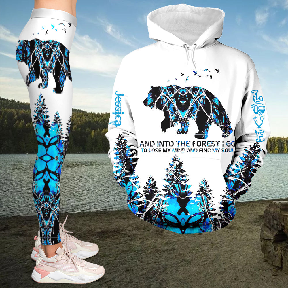 Custom Camping Hoodie & Leggings Set for Outdoor Enthusiasts