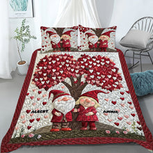 Load image into Gallery viewer, Personalized Valentine Quilt Bedding Set for Couples Blanket PopCulturePrints
