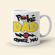 Load image into Gallery viewer, Personalized PokeDad Mug - Custom Gift for Your Chosen Dad Coffee Mug PopCulturePrints
