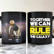 Load image into Gallery viewer, Galaxy Couple Mug - Valentine&#39;s Day Gifts &amp; Personalized Gifts for Space-Loving Couples Coffee Mug PopCulturePrints
