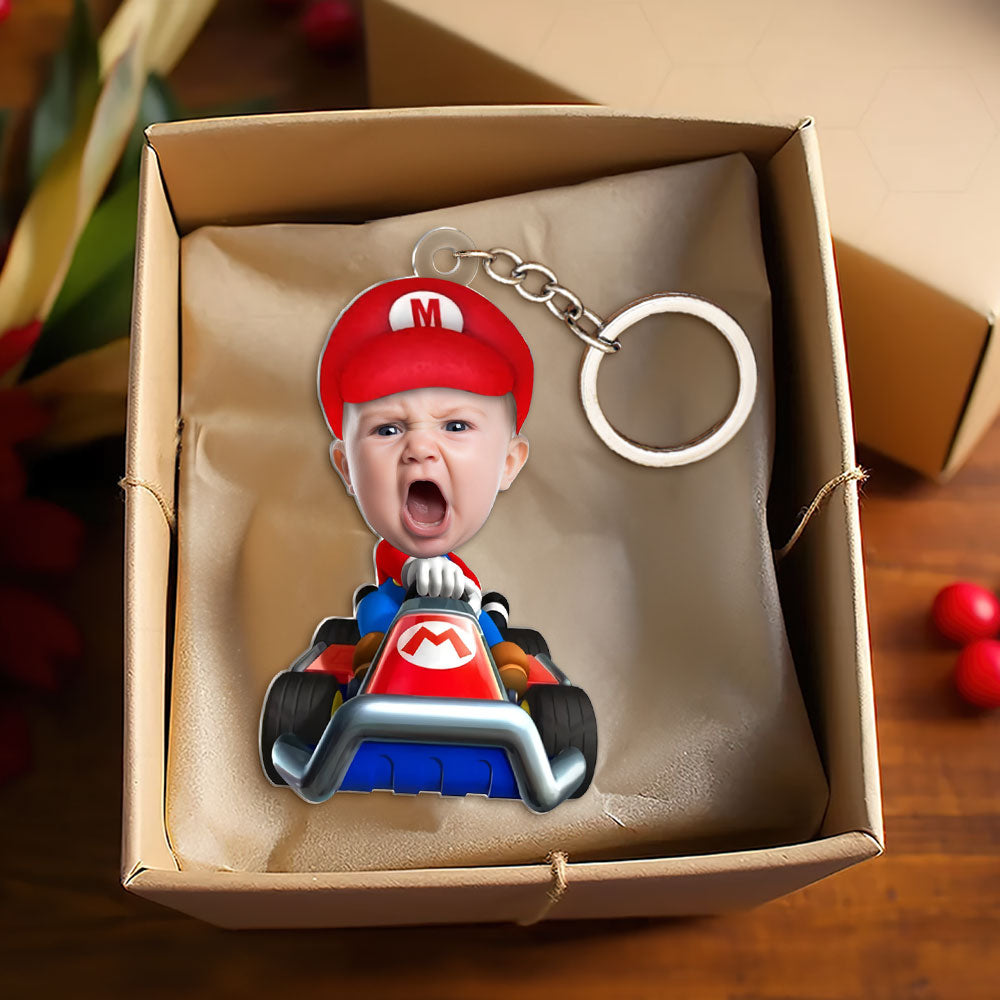 Custom Kids Photo Keychain - Pop Culture Design Keychains PopCulturePrints