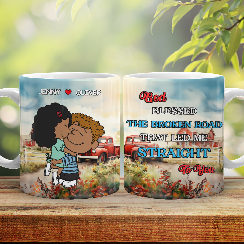 Personalized Couple Coffee Mug - Unique Valentine's Day Gifts for Lovebirds Coffee Mug PopCulturePrints