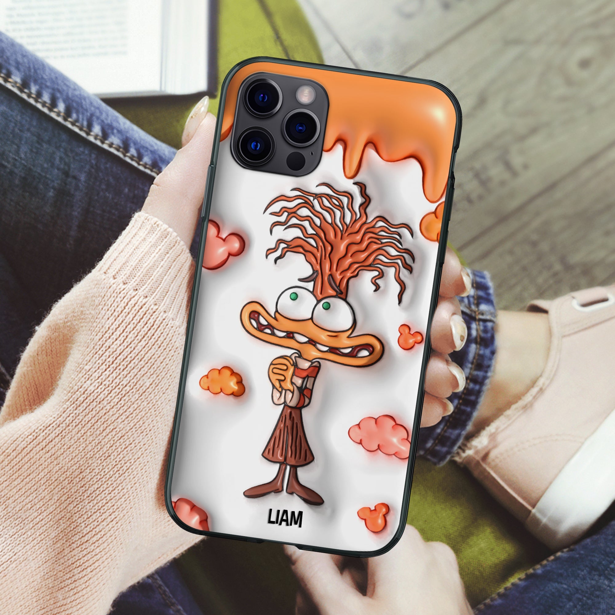 Personalized Crazy Cartoon Lover Phone Case for Enthusiasts