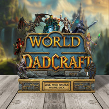 Load image into Gallery viewer, &quot;Level Up Your Dad&#39;s Game!&quot; - Personalized Acrylic Plaque - Gift for Game Loving Dad, Grandpa, or Gaming Enthusiast Shaped Plaques PopCulturePrints
