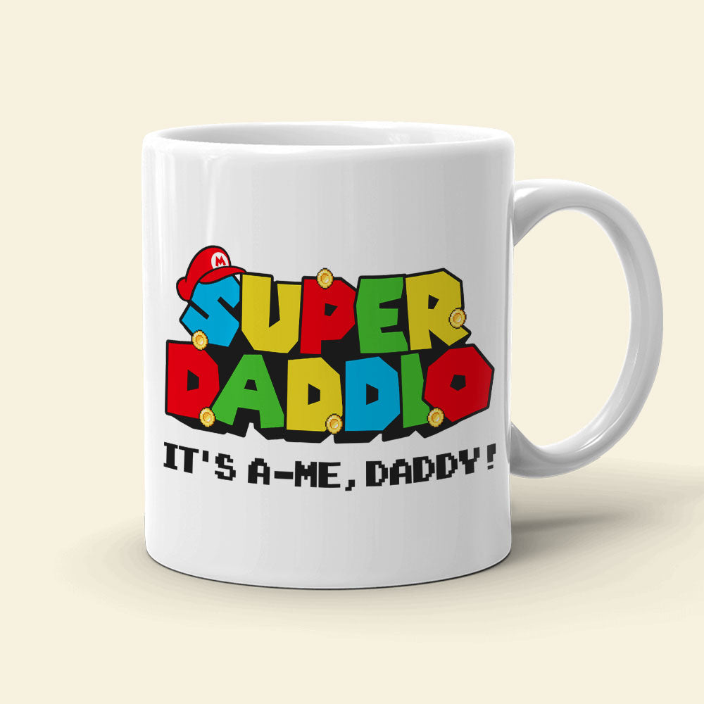 Personalized Super Dad Mug - Custom Gift for Family Coffee Mug PopCulturePrints