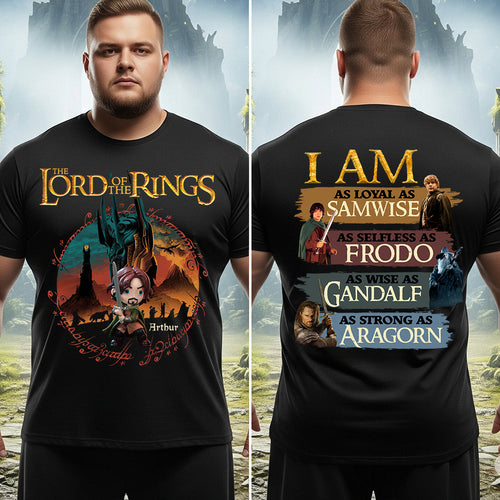 “Be Inspired by Your Heroes” - Personalized Inspired Hero Shirt - Perfect Gift for Fans of The Lord of the Rings Shirts PopCulturePrints