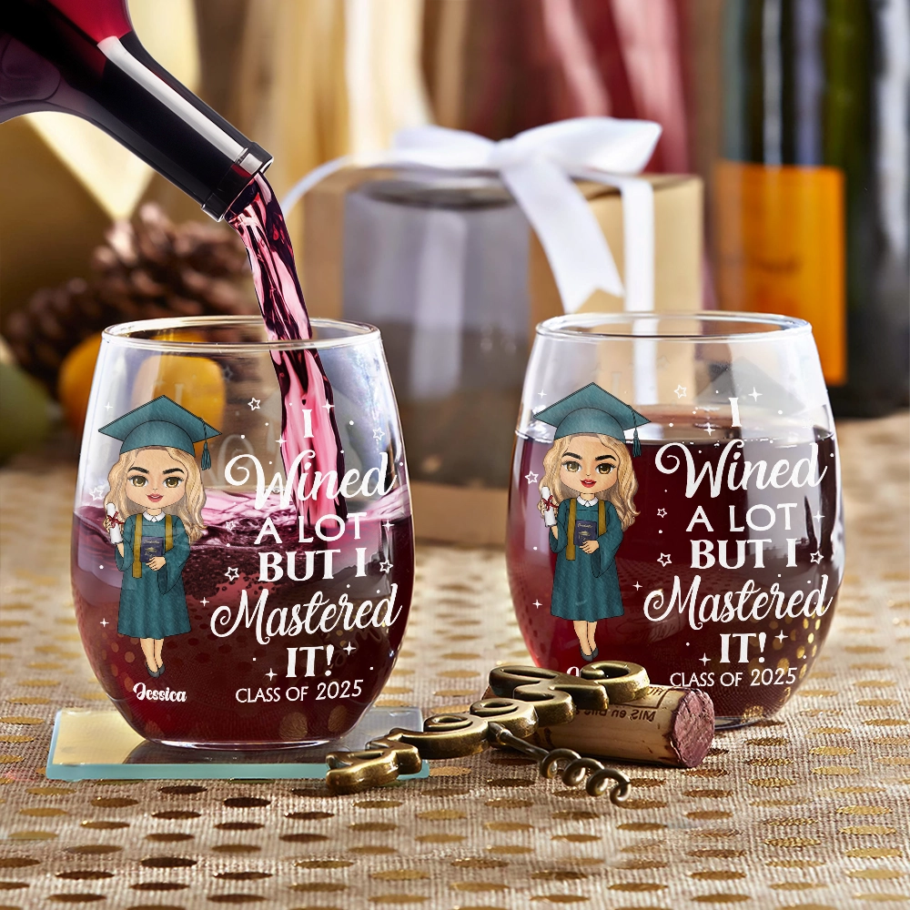 To My Badass Daughter - Hug This Pillow Until You Can Hug Me - Custom Sequin Pillow Wine Glass PopCulturePrints