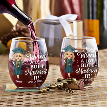Load image into Gallery viewer, To My Badass Daughter - Hug This Pillow Until You Can Hug Me - Custom Sequin Pillow Wine Glass PopCulturePrints
