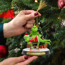 Load image into Gallery viewer, My Butt Would Be So Lonely Without You Touching It All The Time - Personalized Couple Acrylic Ornament Ornament PopCulturePrints
