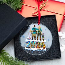 Load image into Gallery viewer, Personalized Family Christmas Ornament - Fantasy Themed Ornament PopCulturePrints
