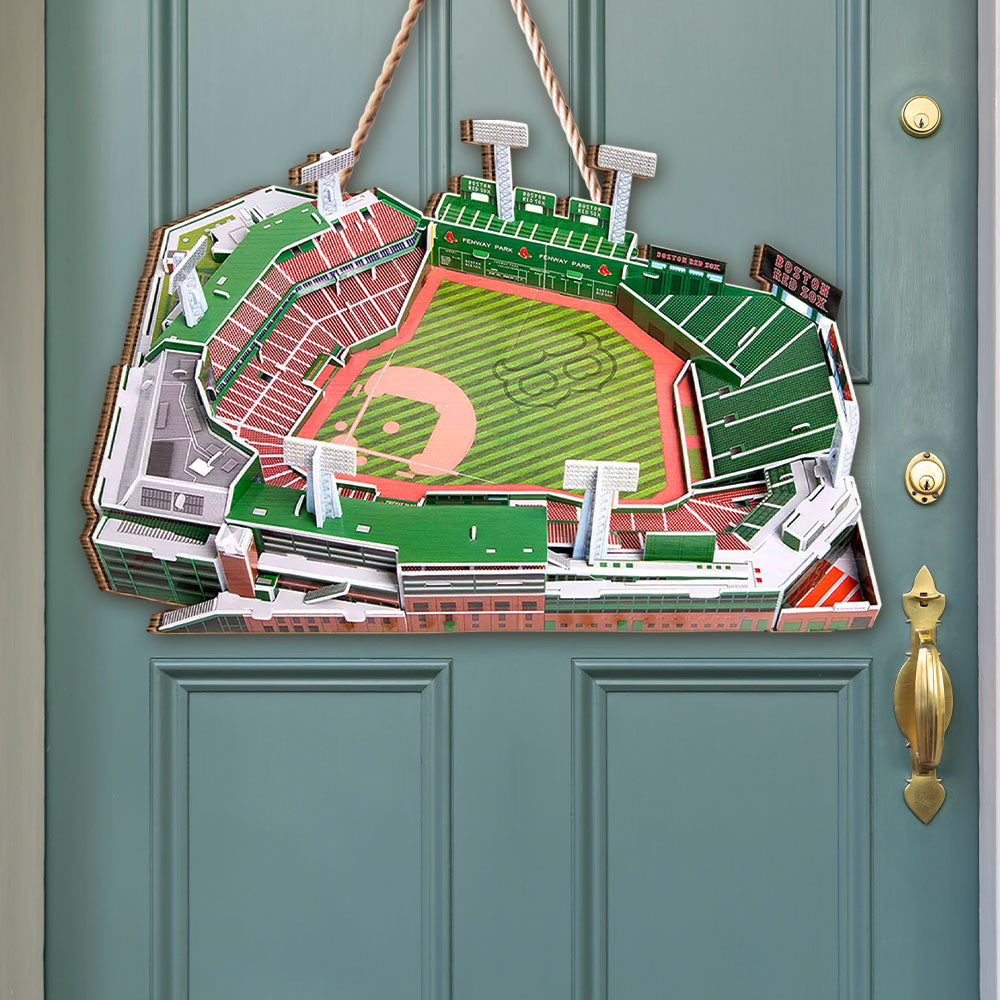 Personalized Wooden Baseball Stadium Sign - Perfect Gift for Fans