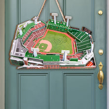 Load image into Gallery viewer, Personalized Wooden Baseball Stadium Sign - Perfect Gift for Fans
