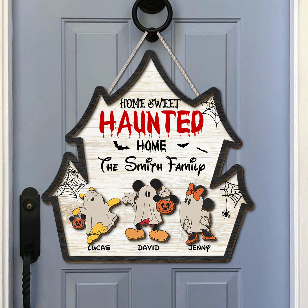 Personalized Haunted Halloween Wall Decor - Disney Inspired