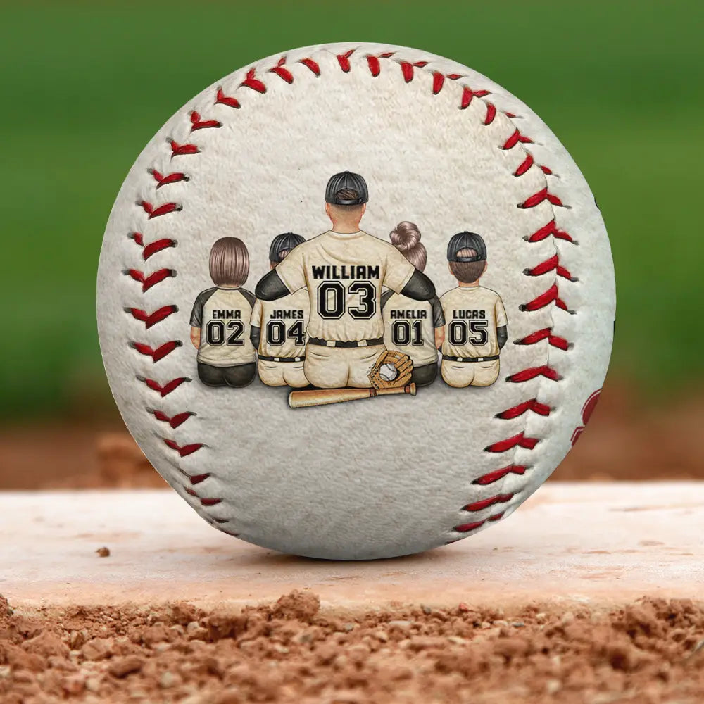 Together We Make A Winning Team - Personalized Baseball, Softball Gift for Dad, Grandpa, and Kids Baseball, Softball PopCulturePrints