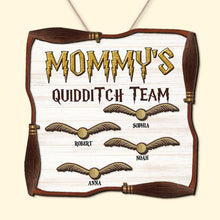 Load image into Gallery viewer, Harry Potter-Themed Personalized Quidditch Team Plaque for Moms
