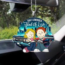 Load image into Gallery viewer, Personalized Lowrider Car Ornament for Couples - Unique Gift Ornament PopCulturePrints
