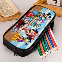 Load image into Gallery viewer, Teaching is a Work of Heart - Cute Cartoon Pencil Case - Personalized Gift for Teachers, Students, and Kids Pencil Case PopCulturePrints
