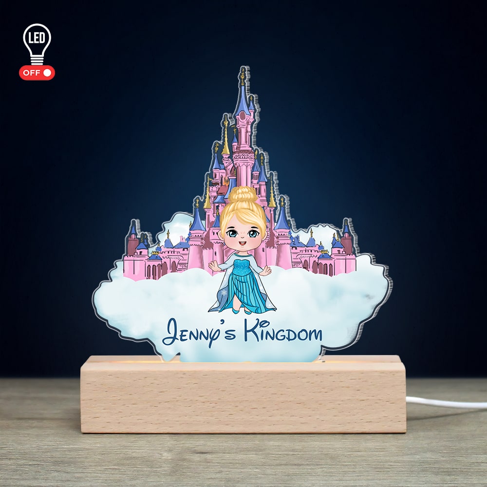 Personalized 3D LED Castle Light for Kids - Custom Name Gift Led Night Light PopCulturePrints
