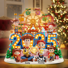 Load image into Gallery viewer, Light Up Your Holidays – Funny Holiday Acrylic Light Box - Personalized Gift for Family &amp; Friends Light Box PopCulturePrints
