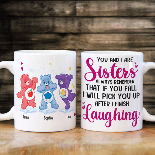Personalized Sister Coffee Mug - Pick You Up With Laughter Coffee Mug PopCulturePrints
