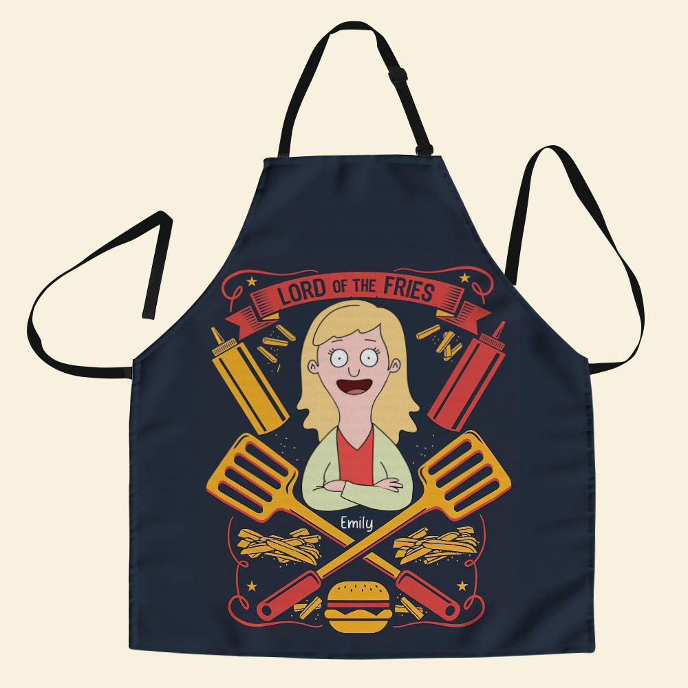 Personalized Chef Apron - Lord of the Fries Design Aprons PopCulturePrints