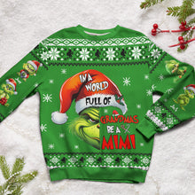 Load image into Gallery viewer, Personalized Ugly Christmas Sweater for Grandma - Be a Mimi
