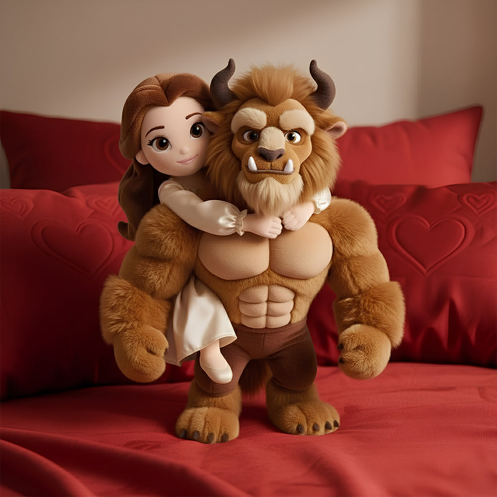 "Bring Magic to Your Home" - Personalized Fairytale Pillow for Couples Pillow PopCulturePrints