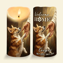 Load image into Gallery viewer, A Heartwarming Welcome Home - Custom Photo LED Candle for Dog Lovers Led Candle PopCulturePrints
