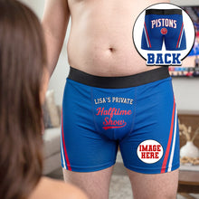 Load image into Gallery viewer, “Game Day Just Got Funnier!” - Hilarious Men's Boxers, Personalize Your Gift for Sport Lovers
