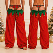 Load image into Gallery viewer, “Get Cozy This Holiday Season” - Cheeky Xmas Pajama Pants - Personalized Gift for Everyone Pajama Pant PopCulturePrints
