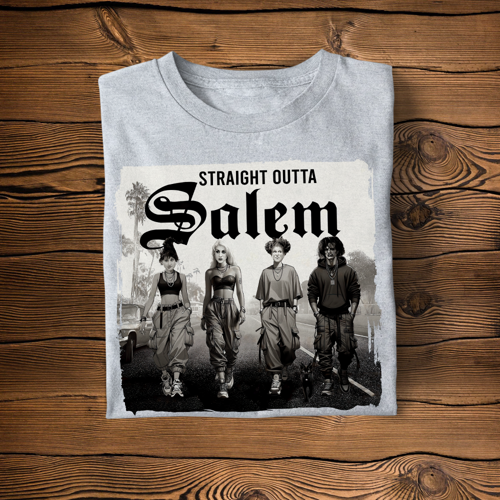 Straight Outta Salem Horror Film Witches Shirt