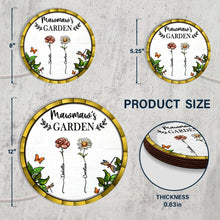 Load image into Gallery viewer, Grandma&#39;s Garden - Personalized LED Light Wooden Plaque for Special Moments LED Light Wooden Plaque PopCulturePrints
