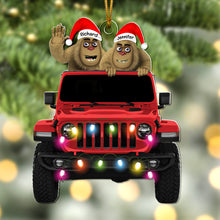 Load image into Gallery viewer, Personalized Off Road Lovers Bigfoot Christmas Ornament
