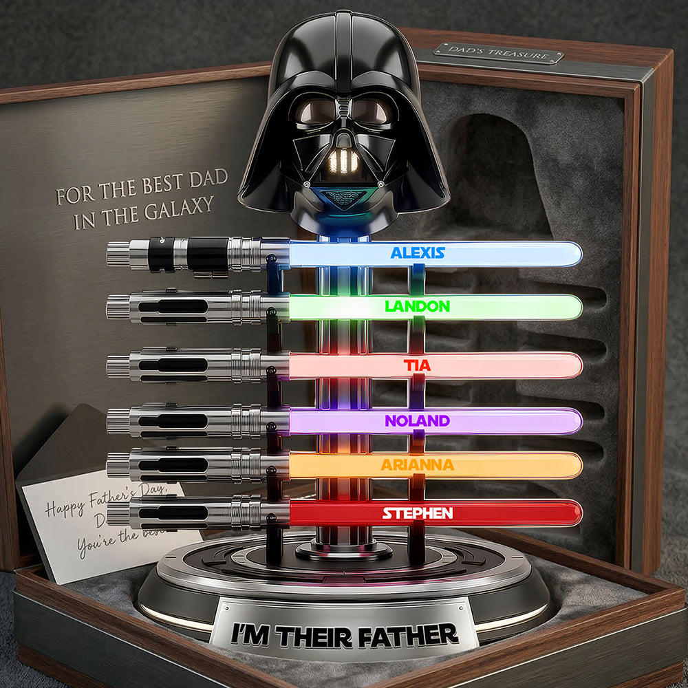 “For the Best Dad in the Galaxy” - Legendary Warrior Dad Acrylic Plaque, Personalized Gift for Dads, Grandpas & More Shaped Plaques PopCulturePrints