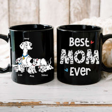 Load image into Gallery viewer, Personalized &#39;Best Mom Ever&#39; Dalmatian Coffee Mug Coffee Mug PopCulturePrints
