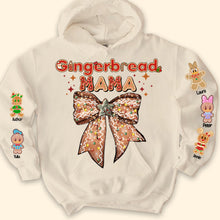 Load image into Gallery viewer, Custom Gingerbread Mama Christmas Sweatshirt
