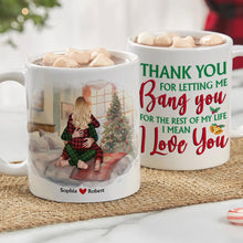 Load image into Gallery viewer, Personalized Christmas Couple Coffee Mug - I Love You Gift
