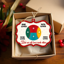 Load image into Gallery viewer, Customizable Baseball Lover Christmas Ornament Ornament PopCulturePrints
